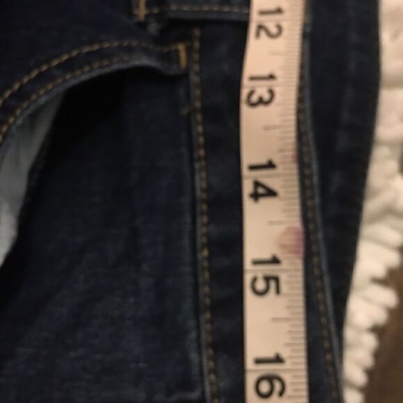 Justice Girls Jeans Size 18 1/2 Dark Wash - Picture 8 of 9